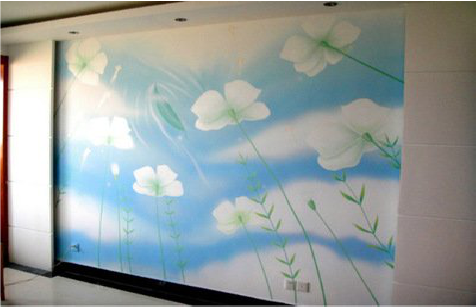 中方画墙绘怎么画好白云的蓬松感？