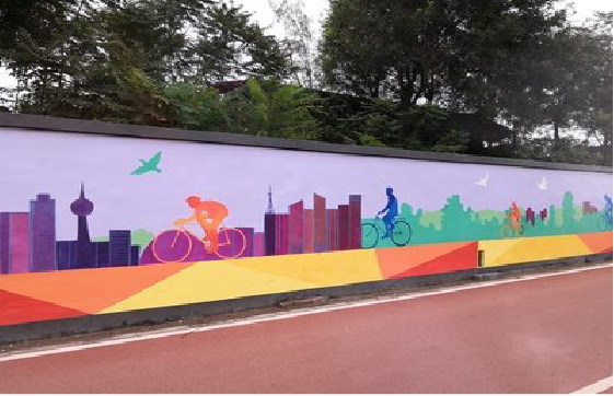 中方墙体彩绘-围墙