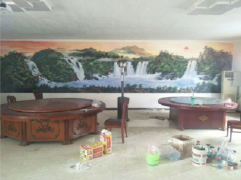 中方墙绘-写实风景