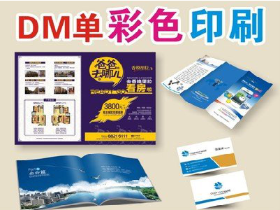 中方单页印刷，色彩搭配简单。